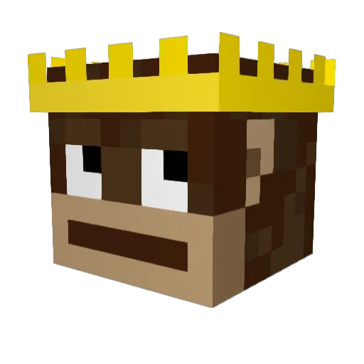 CozyNeedsSLeep Minecraft avatar head, 3D render