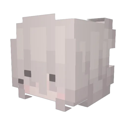 CozyNightBloom Minecraft avatar head, 3D render