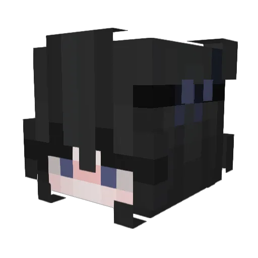 Cozylx2 Minecraft avatar head, 3D render