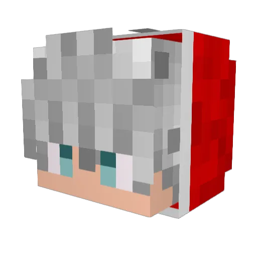 Cozz_dlp Minecraft avatar head, 3D render