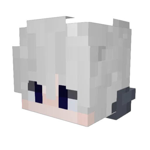 Cp_Gutten Minecraft avatar head, 3D render