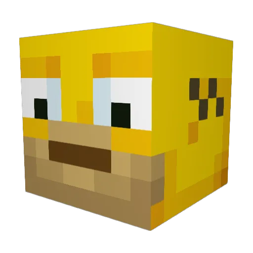 Cparrott5700 Minecraft avatar head, 3D render