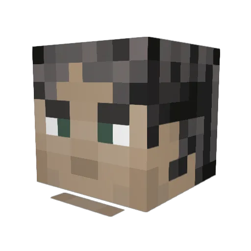 CplCarnage8483 Minecraft avatar head, 3D render
