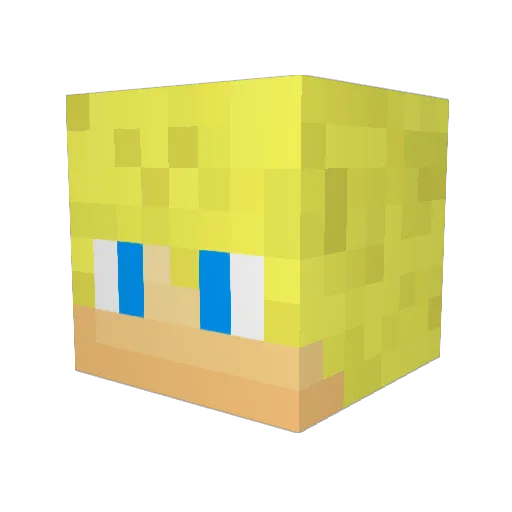 Cpl_BumbleBee_ Minecraft avatar head, 3D render