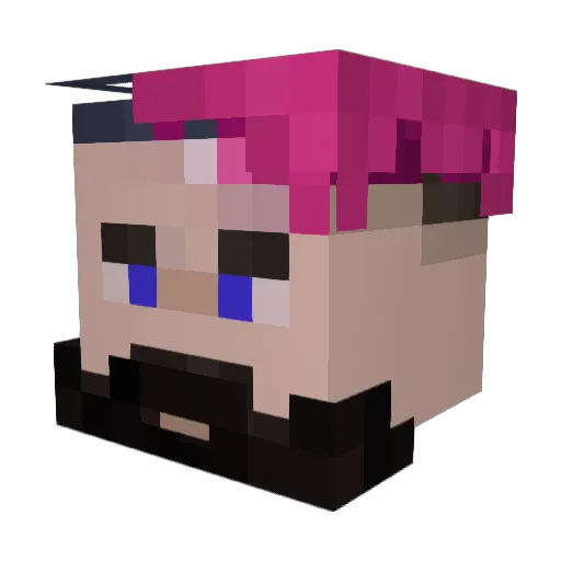 Cpo98 Minecraft avatar head, 3D render
