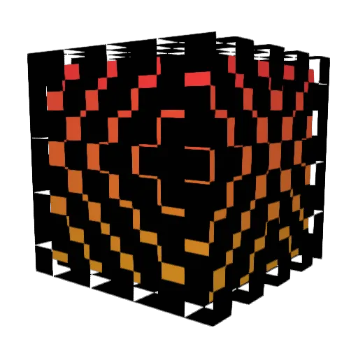 Cppyes Minecraft avatar head, 3D render