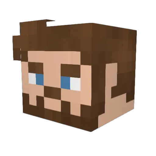 CptCalamari25 Minecraft avatar head, 3D render