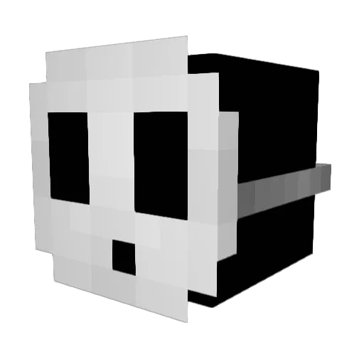 CptCalamarii Minecraft avatar head, 3D render