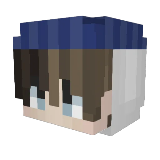 CptChlorox Minecraft avatar head, 3D render