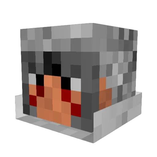 CptCinabon Minecraft avatar head, 3D render