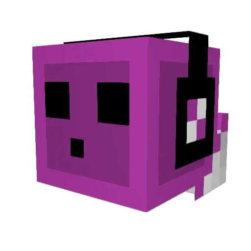 CptJohn Minecraft avatar head, 3D render