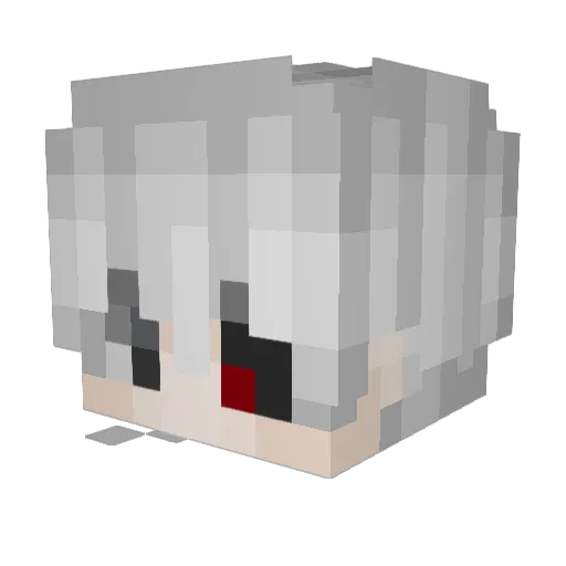 CptNusuppe375 Minecraft avatar head, 3D render