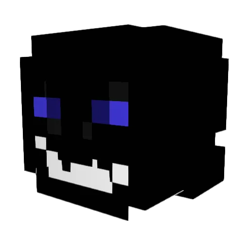 CptSlaught3r Minecraft avatar head, 3D render