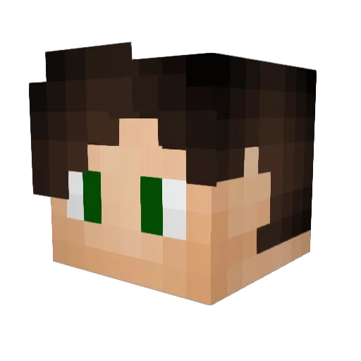 CptSteiny Minecraft avatar head, 3D render