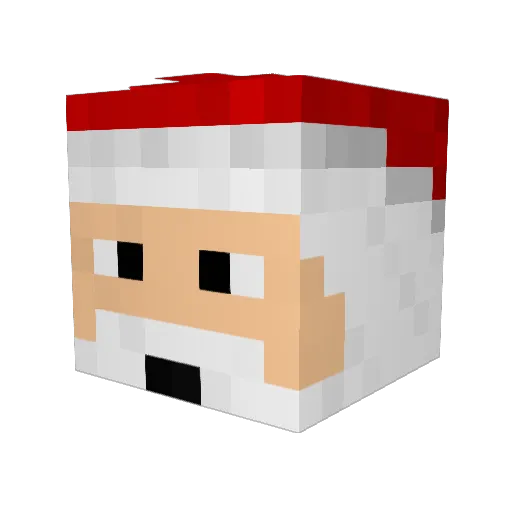 CptSug Minecraft avatar head, 3D render