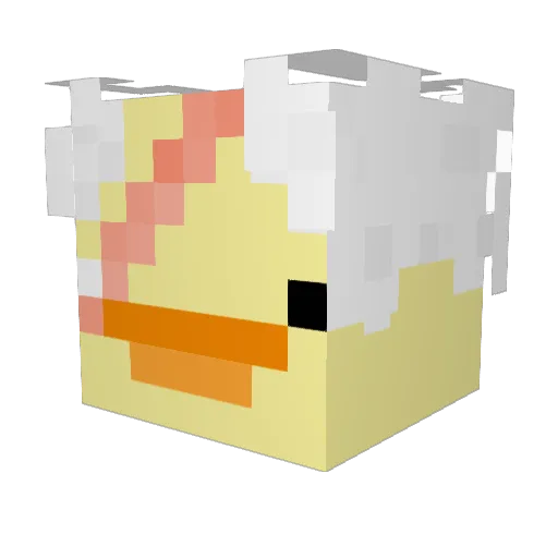 CptSupreme Minecraft avatar head, 3D render