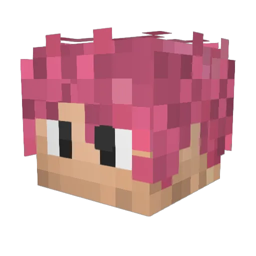 CptTrizzle Minecraft avatar head, 3D render