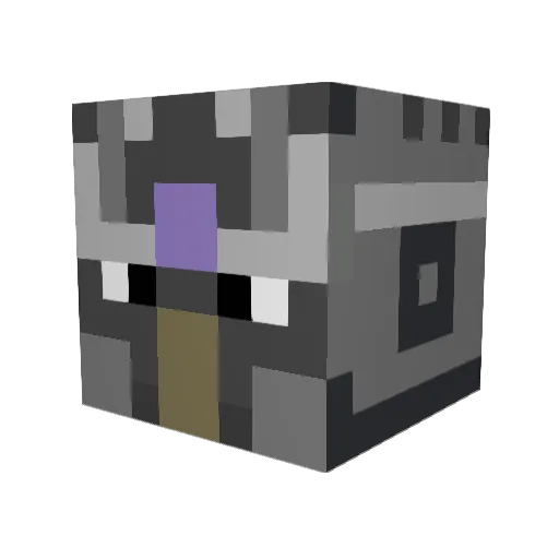 CptVinny Minecraft avatar head, 3D render