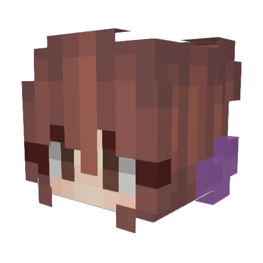 Cpt_Cream Minecraft avatar head, 3D render