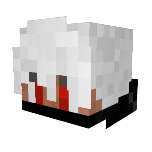 Cpt_Jack1096 Minecraft avatar head, 3D render