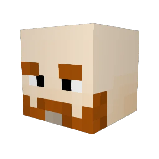Cpt_Jorgen Minecraft avatar head, 3D render