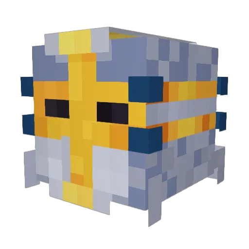 Cpt_Riptide Minecraft avatar head, 3D render