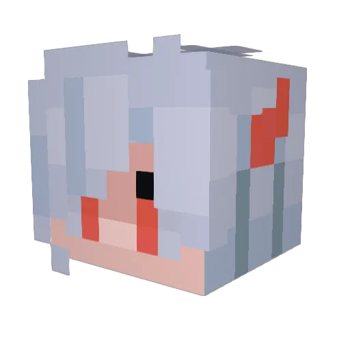 Cpt_Shibe Minecraft avatar head, 3D render