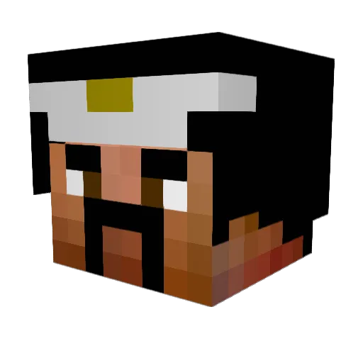 Cpt_Slow94 Minecraft avatar head, 3D render