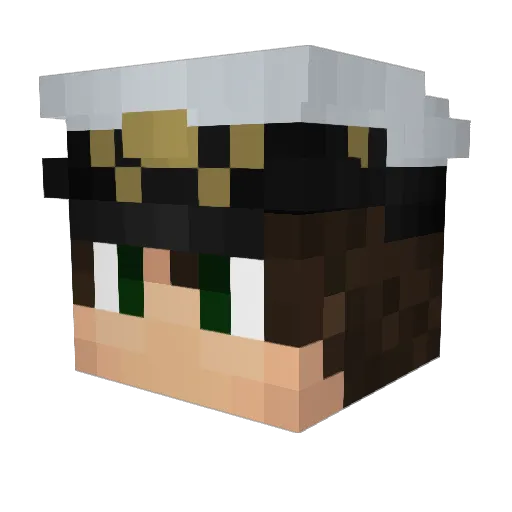 Cpt_Smitty Minecraft avatar head, 3D render