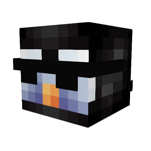 CptnBingo Minecraft avatar head, 3D render