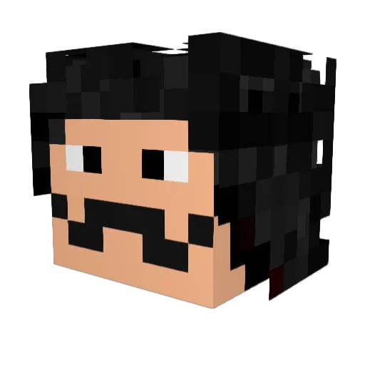CptnRaz Minecraft avatar head, 3D render