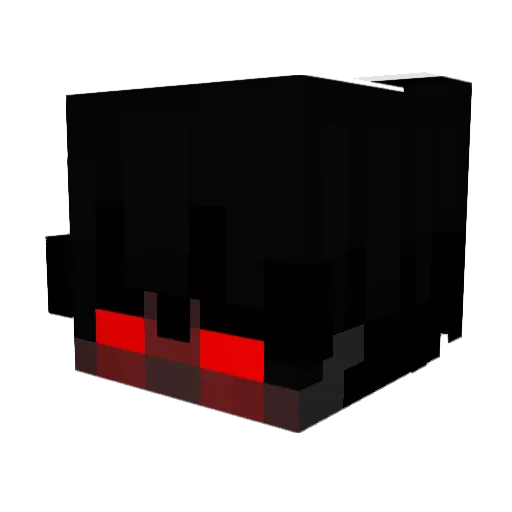 Cqrnee Minecraft avatar head, 3D render