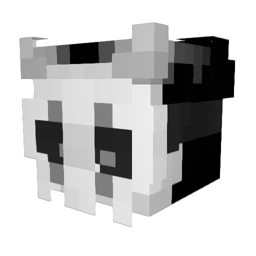 Cr1TiKaL Minecraft avatar head, 3D render