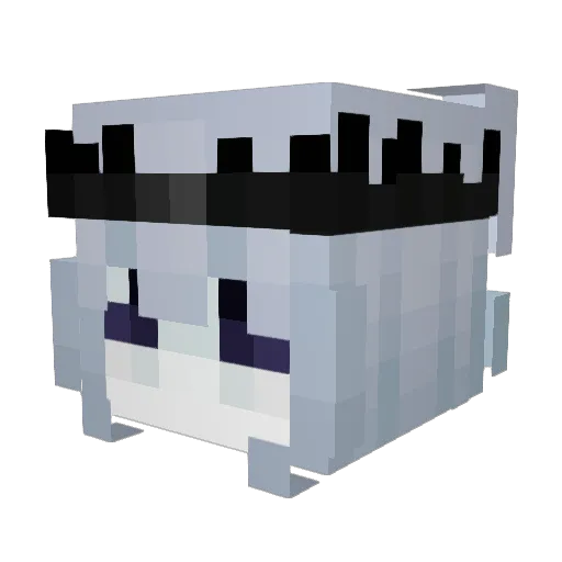 Cr1tMc Minecraft avatar head, 3D render