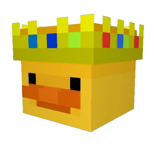 Cr1xed__ Minecraft avatar head, 3D render