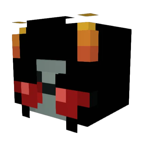 Cr3e_k Minecraft avatar head, 3D render