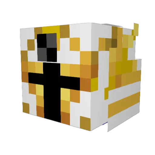 Cr4fterLP Minecraft avatar head, 3D render