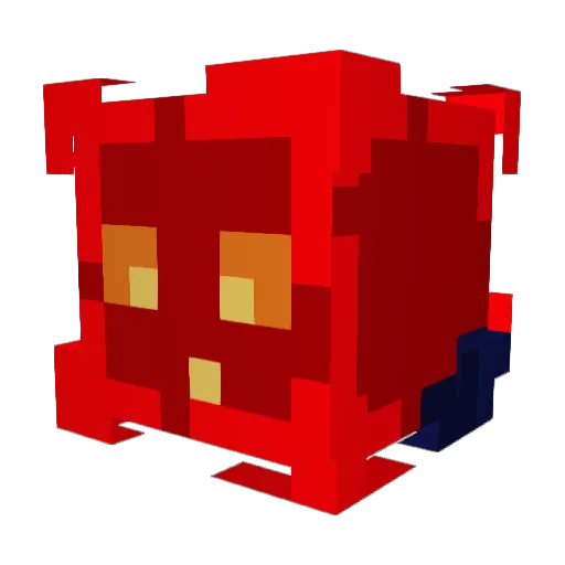 Cr4zyFlame Minecraft avatar head, 3D render