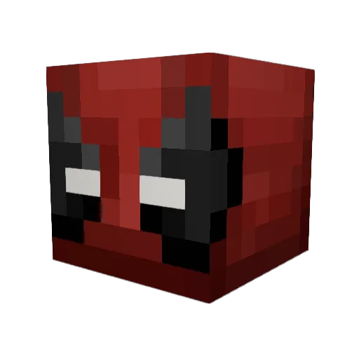 CrAnY Minecraft avatar head, 3D render