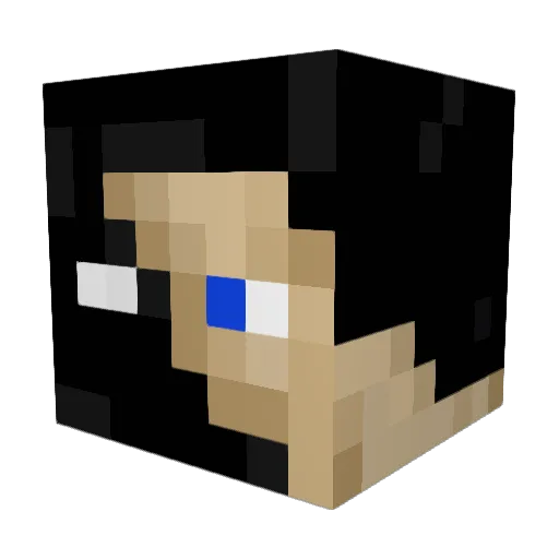 CrAzYRebel1248 Minecraft avatar head, 3D render