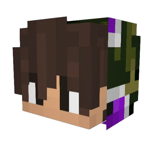 CrAzZyHaPpY15 Minecraft avatar head, 3D render