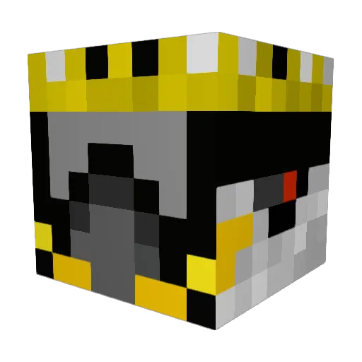 CrAzzYDeViL Minecraft avatar head, 3D render