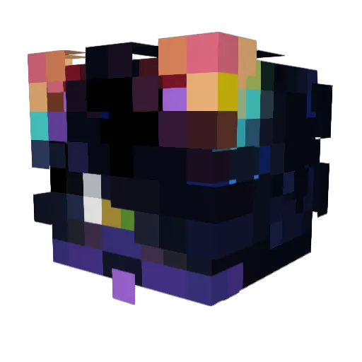 CrKD240 Minecraft avatar head, 3D render