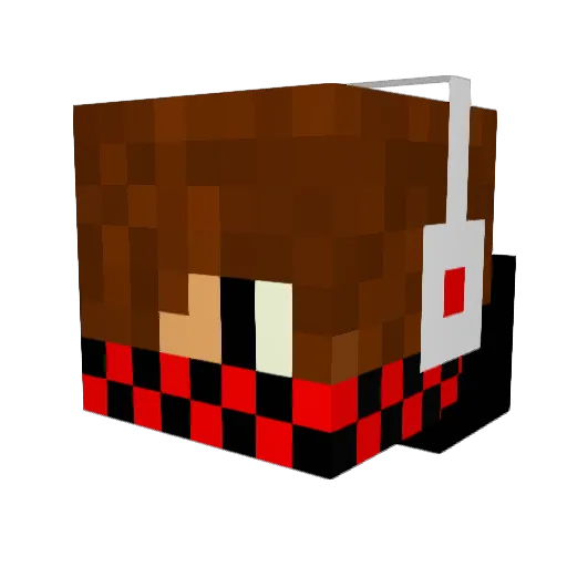 CrZy_GuY Minecraft avatar head, 3D render