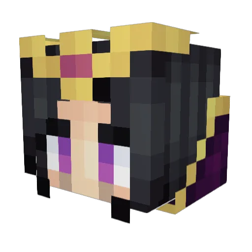 Cr_Pch Minecraft avatar head, 3D render