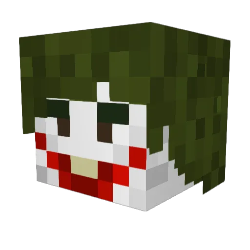 CraZZy213 Minecraft avatar head, 3D render
