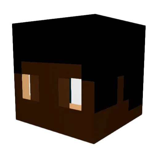 CraZe21 Minecraft avatar head, 3D render