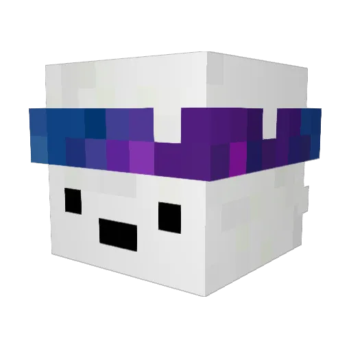 CraZyEyee Minecraft avatar head, 3D render