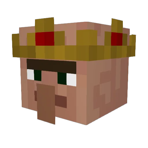 Crabbe04 Minecraft avatar head, 3D render