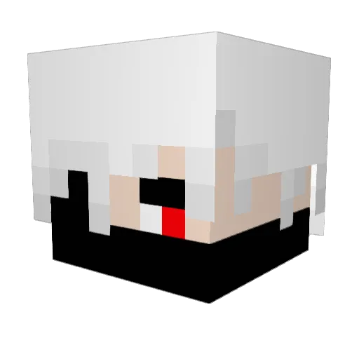 Crabby16 Minecraft avatar head, 3D render